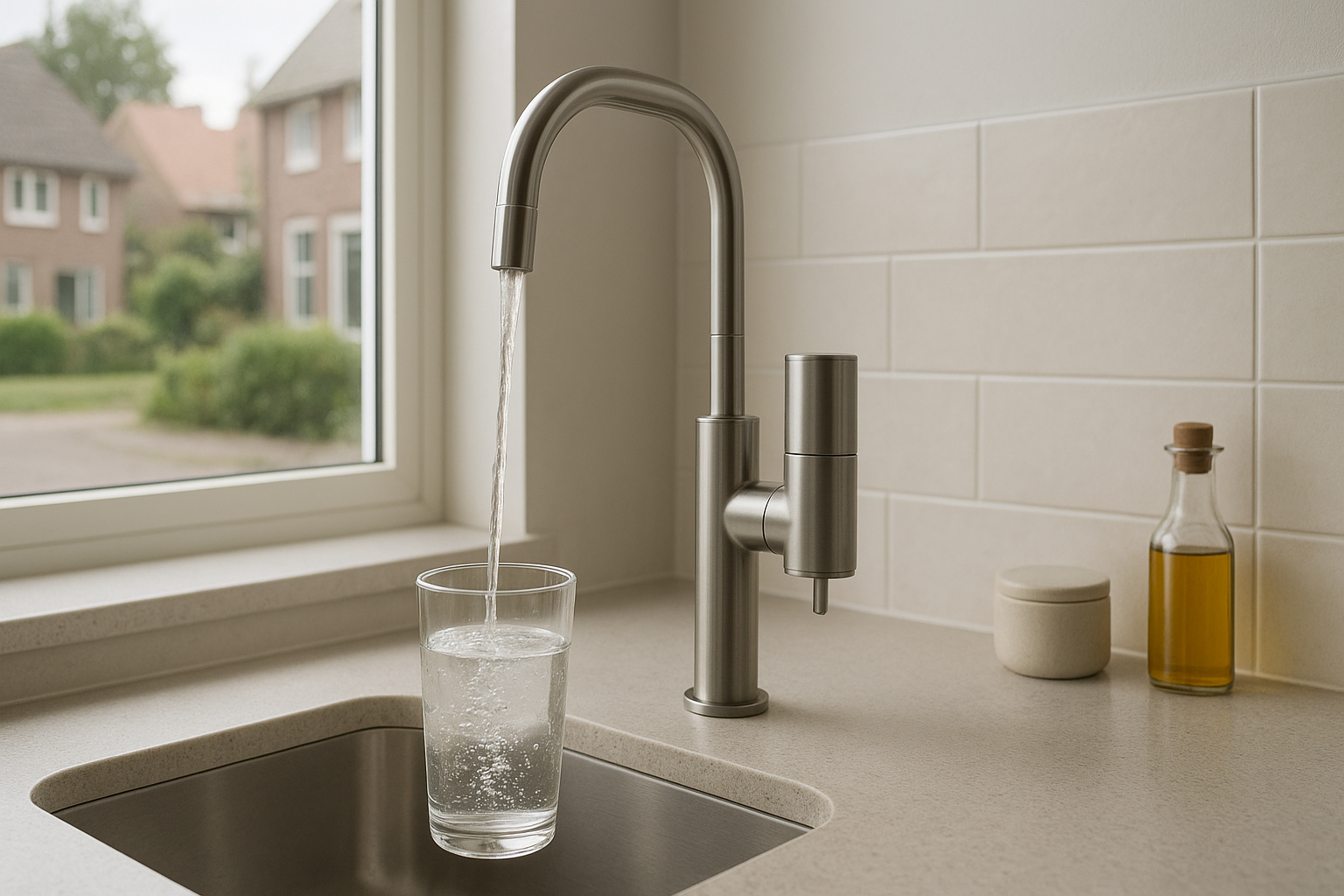 Foto bij Waterfilterkraan in de keuken: dit moet je vooraf weten